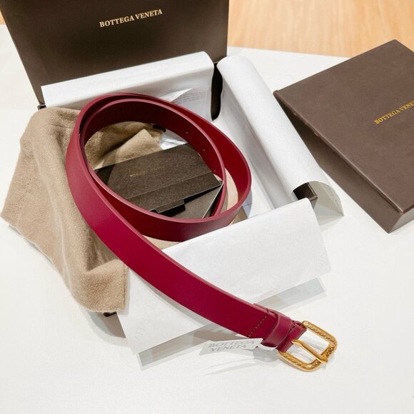 Bottega Veneta Red Belts